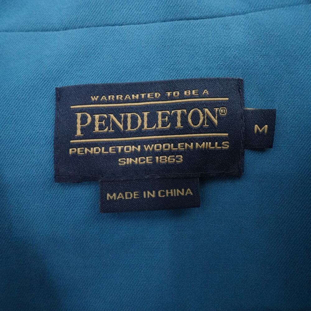 Pendleton Jacket Womens Medium Silk Blend Collarl… - image 3